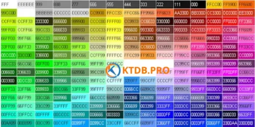 Bảng Mã Màu FF: Chuẩn Màu Dành Cho Dân Code & Thiết Kế Bảng Mã Màu FF: Chuẩn Màu Dành Cho Dân Code & Thiết Kế